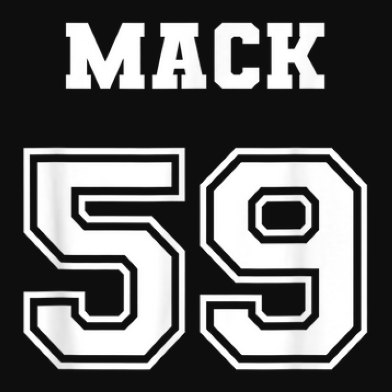 Jersey Style Mack Name Nickname 1959 59 Birthday Crop Top by Amenity | Artistshot