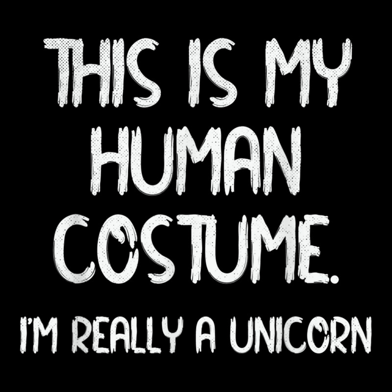 This Is My Human Costume Funny I'm A Unicorn Halloween Party Pocket T-shirt | Artistshot