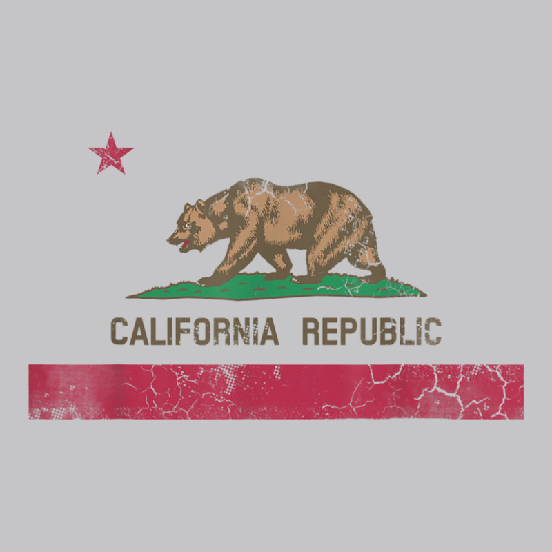 California Republic Flag State Vintage Fade Baby Bodysuit by cm-arts | Artistshot