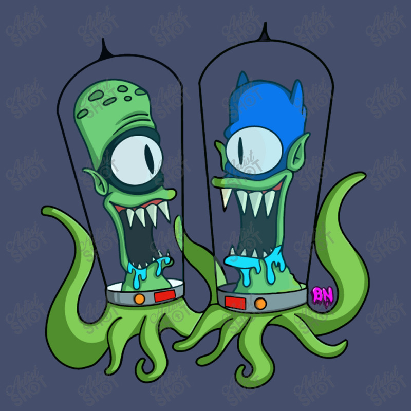 Kang Man And Kodos Sidekick Vintage Short by okviani | Artistshot