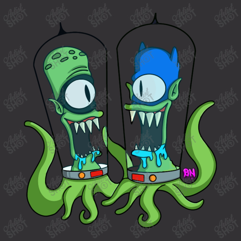 Kang Man And Kodos Sidekick Vintage Hoodie by okviani | Artistshot