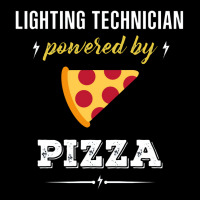 Lighting Technician Powered By Pizza Funny Gift Youth Jogger | Artistshot