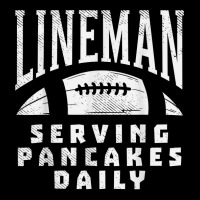 Offensive Lineman Serving Pancakes Daily Football Sport Gift V-neck Tee | Artistshot