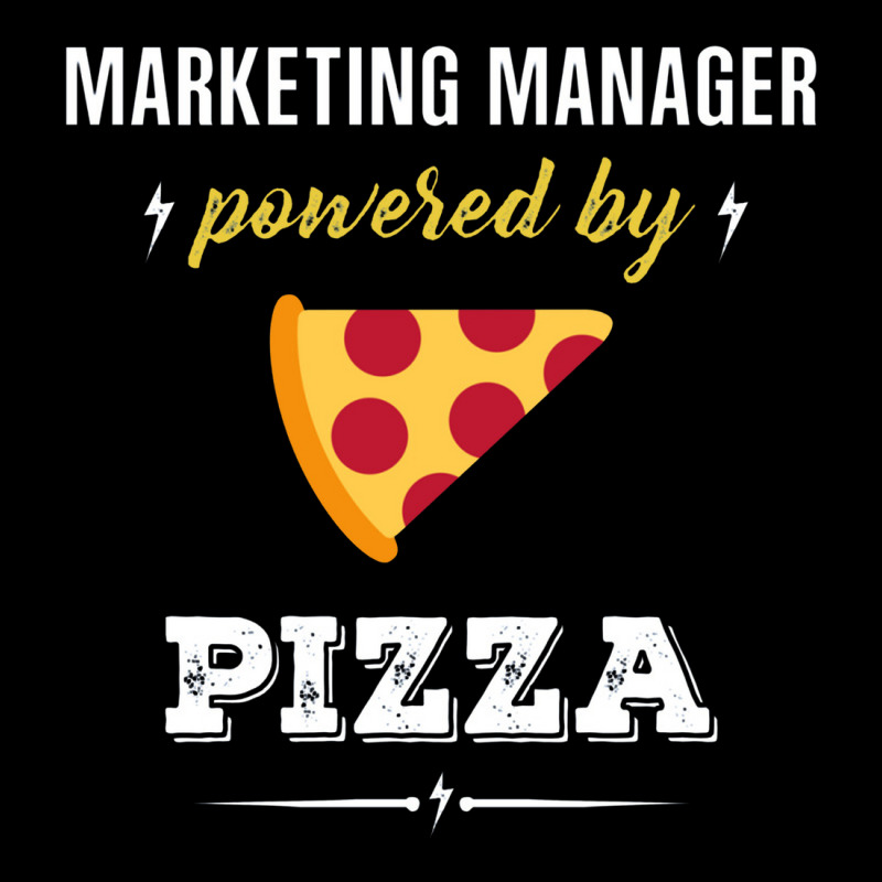 Marketing Manager Powered By Pizza Funny Gift Adjustable Cap by cm-arts | Artistshot