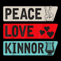 Peace Love Kinnor Musical Instrument Kinnor Players Youth Sweatshirt | Artistshot