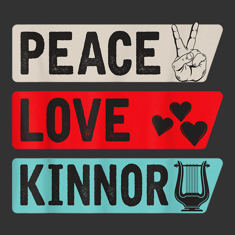 Peace Love Kinnor Musical Instrument Kinnor Players Baby Bodysuit by Carnations | Artistshot