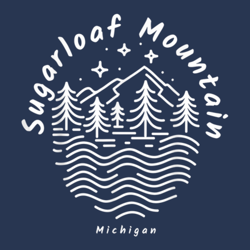 Sugarloaf Mountain Michigan Men Denim Jacket | Artistshot