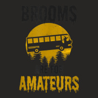 Witch Brooms Are For Amateurs Design Halloween Bus Driver Ladies Fitted T-shirt | Artistshot