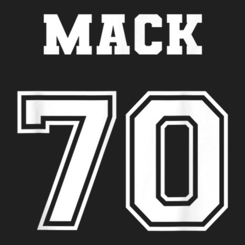 Jersey Style Mack Name Nickname 1970 70 Birthday Ladies Polo Shirt by Dapper | Artistshot