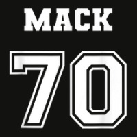 Jersey Style Mack Name Nickname 1970 70 Birthday Scorecard Crop Tee | Artistshot