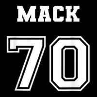 Jersey Style Mack Name Nickname 1970 70 Birthday Cropped Sweater | Artistshot