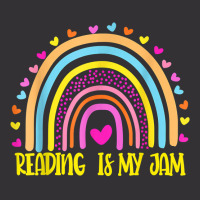 Read Teacher Rainbow Leopard Reading Is My Jam Vintage Short | Artistshot