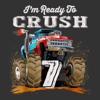 I'm Ready To Crush 7 Monster Truck 7th Birthday Gift Boys Baby Bodysuit | Artistshot