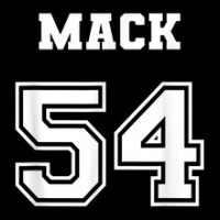 Jersey Style Mack Name Nickname 1954 54 Birthday Zipper Hoodie | Artistshot