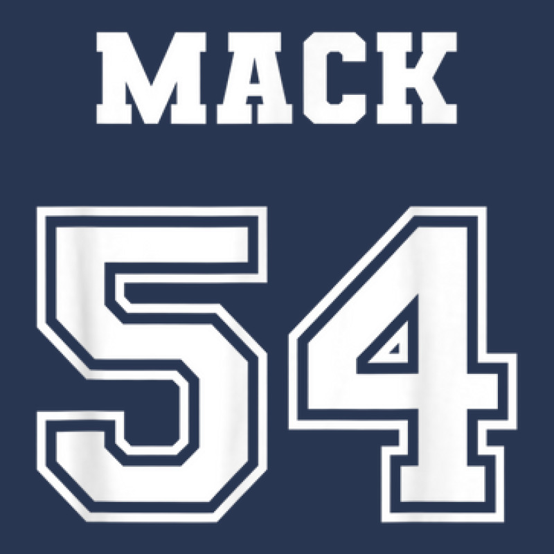 Jersey Style Mack Name Nickname 1954 54 Birthday Men Denim Jacket by Fashlaza | Artistshot