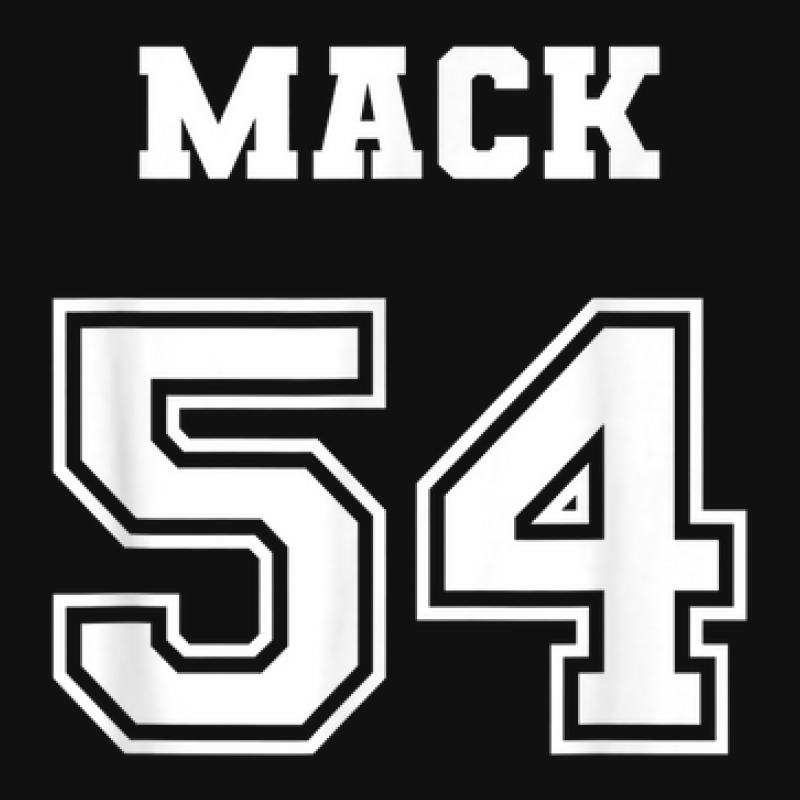 Jersey Style Mack Name Nickname 1954 54 Birthday Baby Bibs by Fashlaza | Artistshot