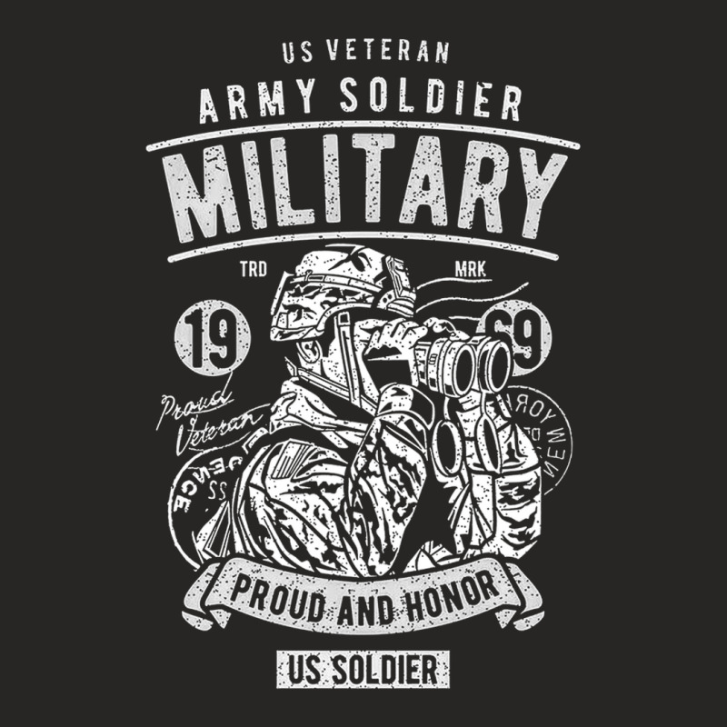 Veteran Army Soldier Military Adults, Veteran Army Soldier Military Ad Ladies Fitted T-shirt | Artistshot