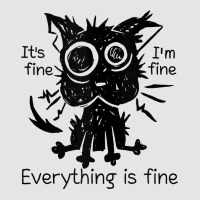 Everything Is Fine Funny Stressed Out Cat Graphic Tank Top Exclusive T-shirt | Artistshot