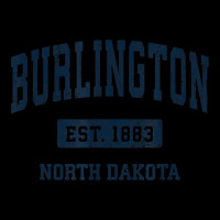 Burlington North Dakota Nd Vintage Athletic Sports Design Youth Zipper Hoodie | Artistshot