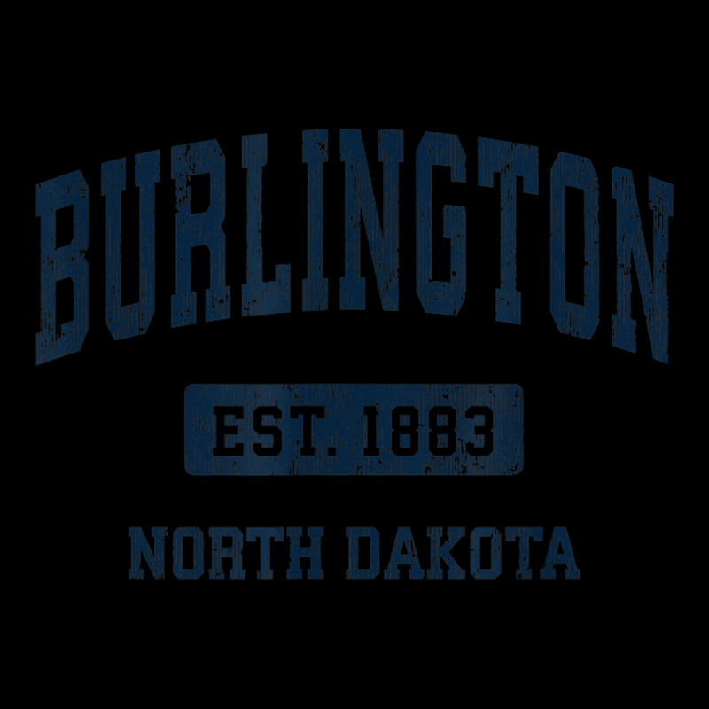 Burlington North Dakota Nd Vintage Athletic Sports Design Youth Zipper Hoodie | Artistshot