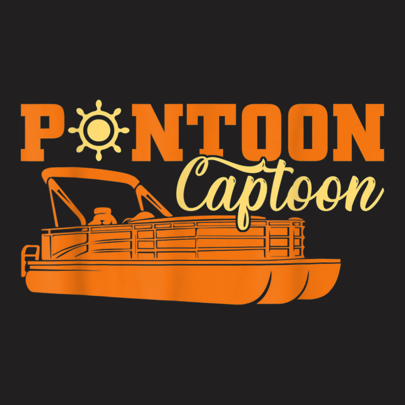 Camping Pontoon Captoon Boat Captain Mens Lake Funny T Shirt T-shirt | Artistshot