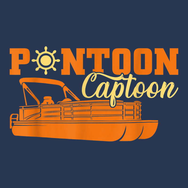 Camping Pontoon Captoon Boat Captain Mens Lake Funny T Shirt Men Denim Jacket | Artistshot