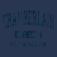 Chamberlain South Dakota Sd Vintage Athletic Sports Design Ladies Denim Jacket | Artistshot