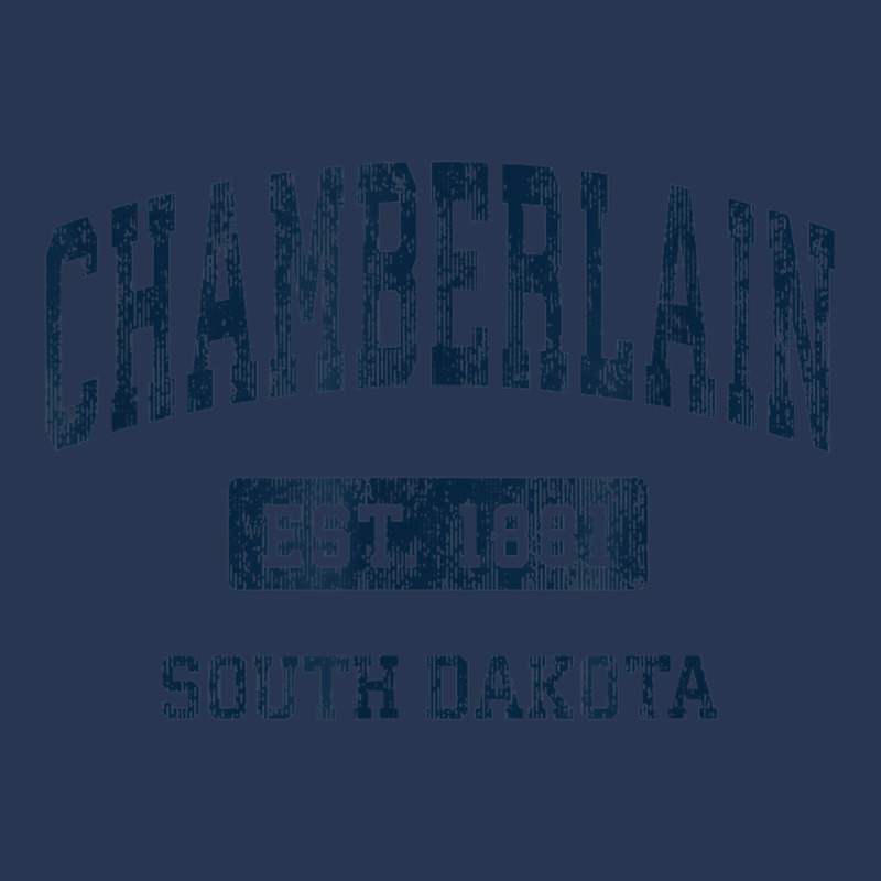 Chamberlain South Dakota Sd Vintage Athletic Sports Design Ladies Denim Jacket by Dapper | Artistshot