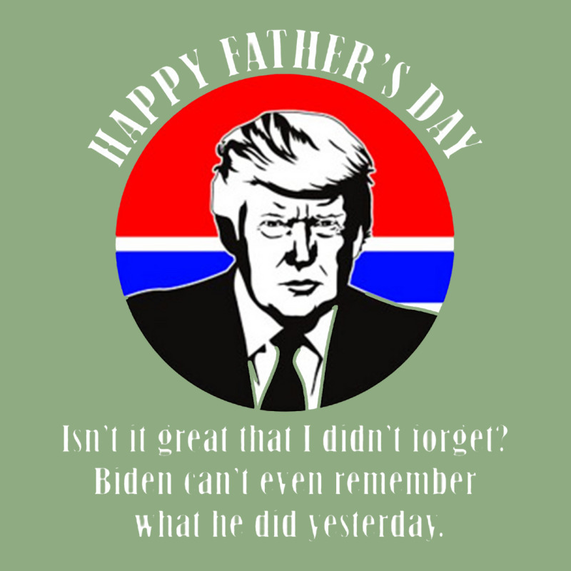 Trump Happy Fathers Day Landscape Canvas Print | Artistshot