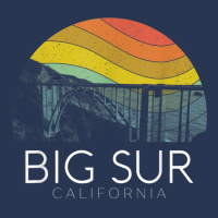 Big Sur California Beach Central Coast Retro Forest Camping T Shirt Men Denim Jacket | Artistshot