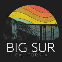 Big Sur California Beach Central Coast Retro Forest Camping T Shirt Classic T-shirt | Artistshot