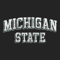 Michigan State Spartans Retro Arch 3/4 Sleeve Shirt | Artistshot