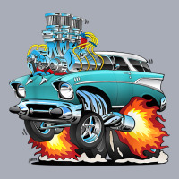 Funny Fifties Style Muscle Car Hot Rod Station Wagon Cartoon Tank Dress | Artistshot