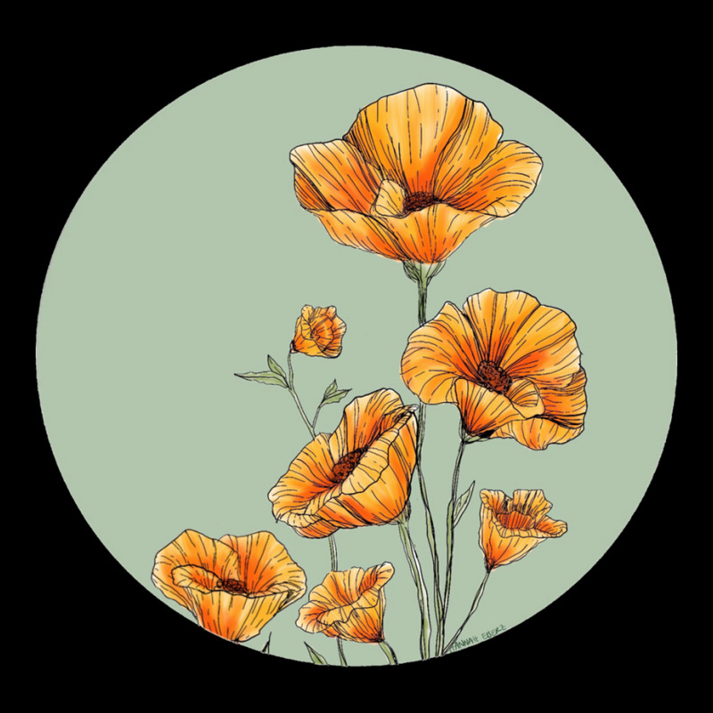 California Poppies Adjustable Cap | Artistshot