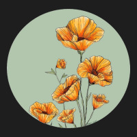 California Poppies Classic T-shirt | Artistshot