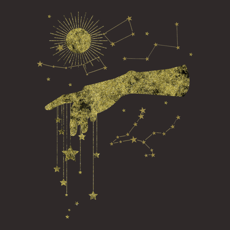 Gold Divine Hand, Celestial Magic, Stars And Space Galaxy T Shirt Racerback Tank by cm-arts | Artistshot