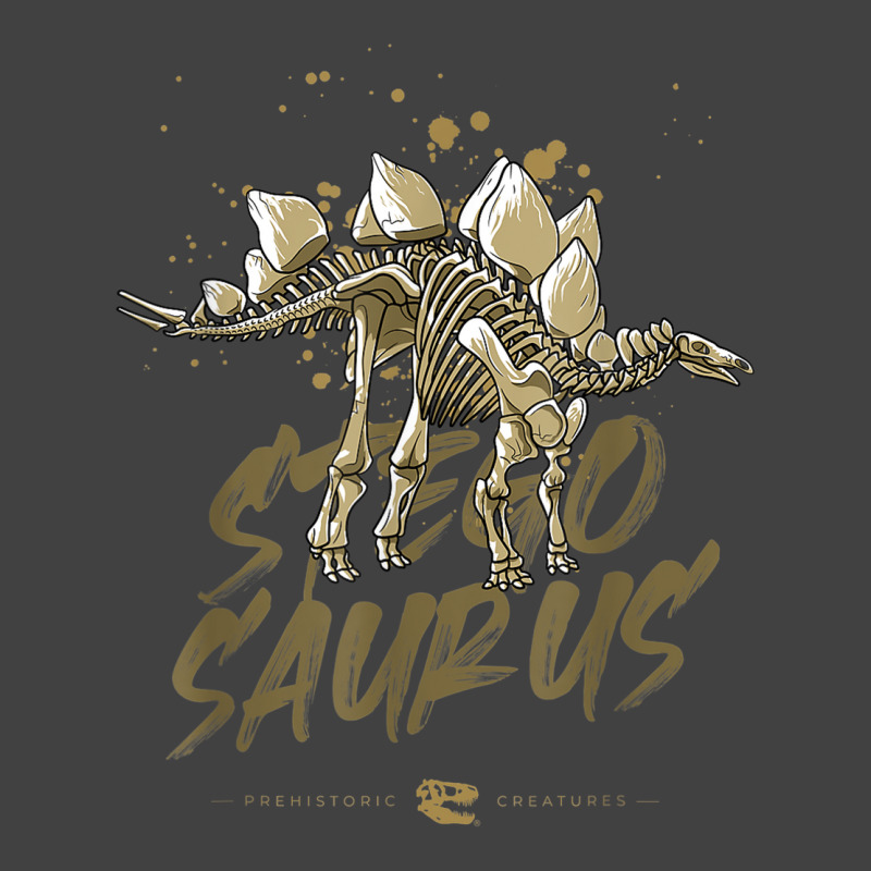 Stegosaurus Skeleton Paleontologist Fossil Dino Lovers Vintage T-shirt | Artistshot