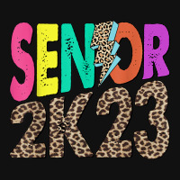 Senior 2k23 Leopard Lightning Bolt Class Of 2023 Graduation Baby Bibs | Artistshot