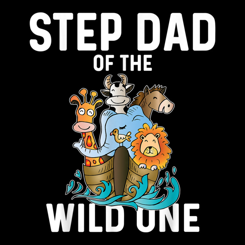 Mens Step Dad Of The Wild One Zoo Animals Ship Theme Adjustable Cap by Madam | Artistshot