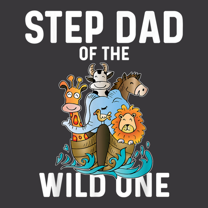 Mens Step Dad Of The Wild One Zoo Animals Ship Theme Ladies Curvy T-Shirt by Madam | Artistshot