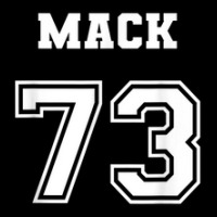 Jersey Style Mack Name Nickname 1973 73 Birthday Youth Hoodie | Artistshot