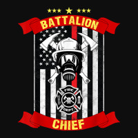 Battalion Chief American Firefighter Fireman Hero Design Crop Top | Artistshot