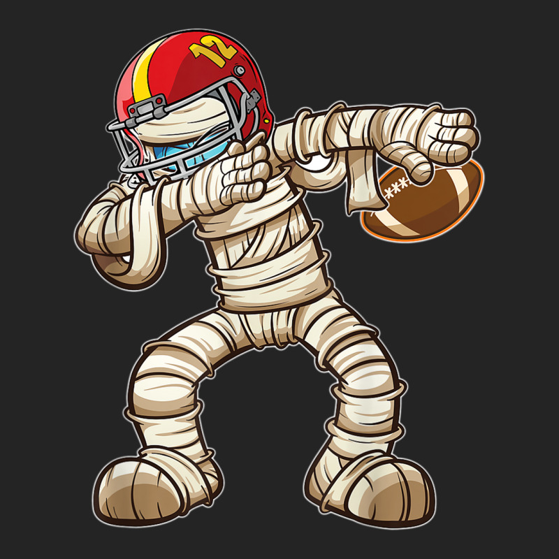 Dabbing Mummy Football Halloween Pumpkin Horor Dancing Party 3/4 Sleeve Shirt | Artistshot