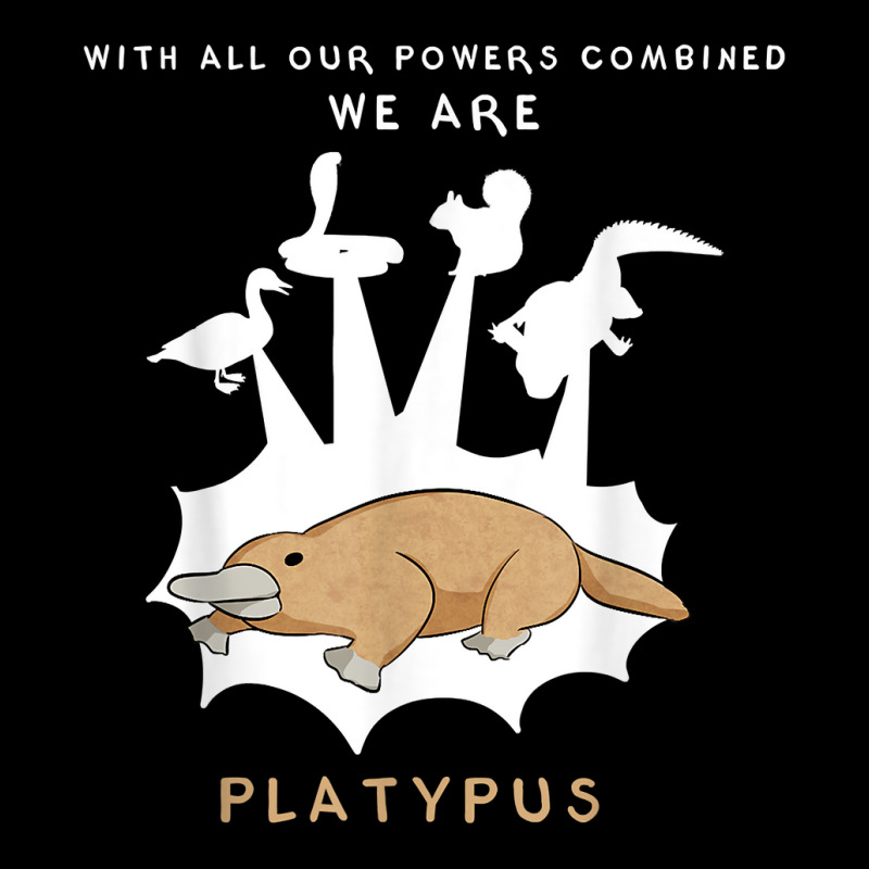 With Our Powers Combined We Are Platypus - Funny Zipper Hoodie by LaynieWash | Artistshot