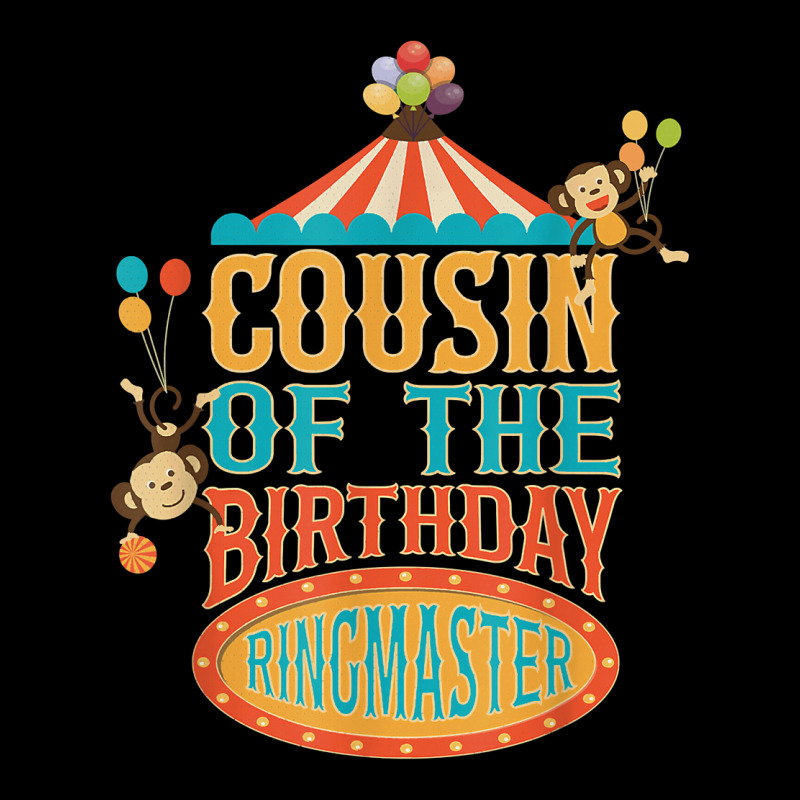 Cousin Of The Birthday Ringmaster Kids Circus Party B-day Cropped Hoodie by ChristianLing | Artistshot