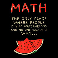 Math And Watermelons Mathematics Calculation Numbers T Shirt Unisex Jogger | Artistshot