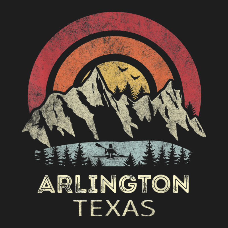 Arlington Texas Mountain Sunset Sunrise Kayaking Classic T-shirt by Color | Artistshot