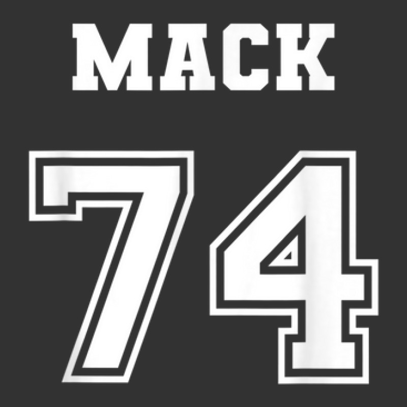 Jersey Style Mack Name Nickname 1974 74 Birthday Baby Bodysuit by Amenity | Artistshot