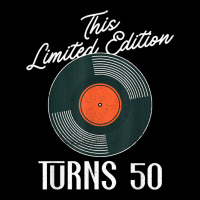 This Limited Edition Turns 50   Vinyl Records 50th Birthday Zipper Hoodie | Artistshot