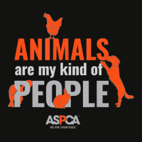 Aspca Animals Are My Kind Of People Dark Scorecard Crop Tee | Artistshot